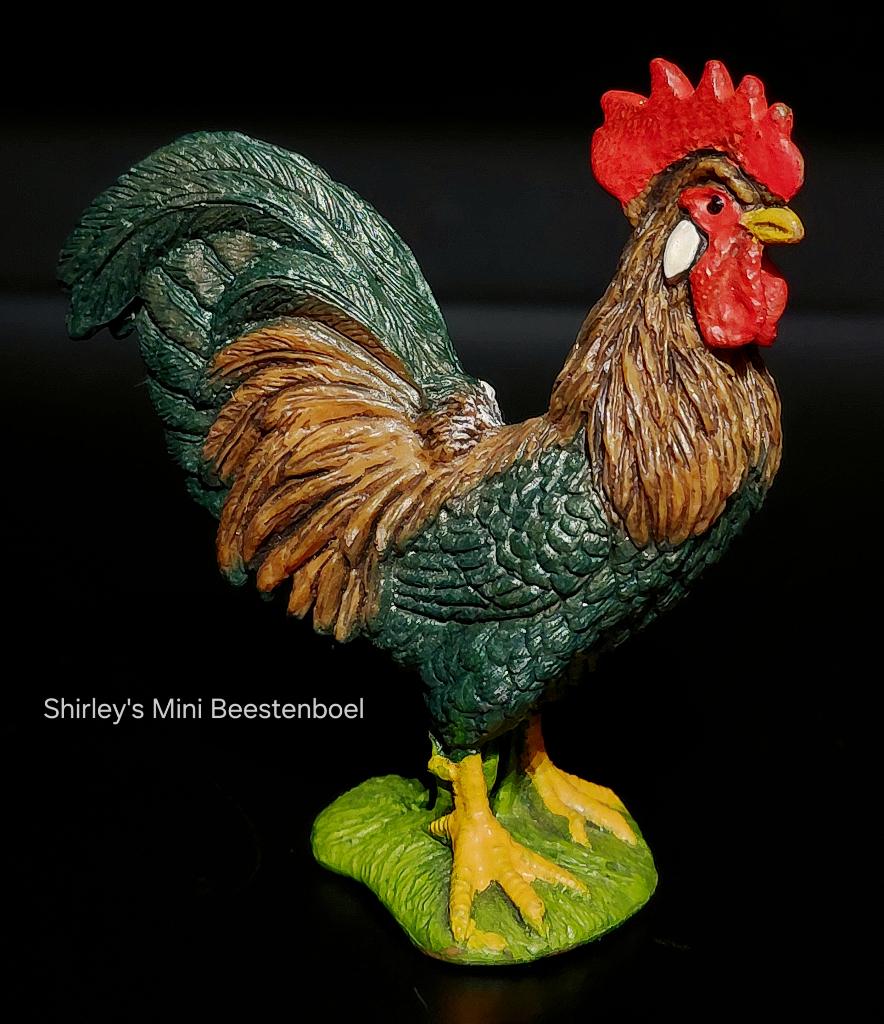 schleich haan, Ophalen of Verzenden, Zo goed als nieuw, Vogel, Beeldje of Figuurtje