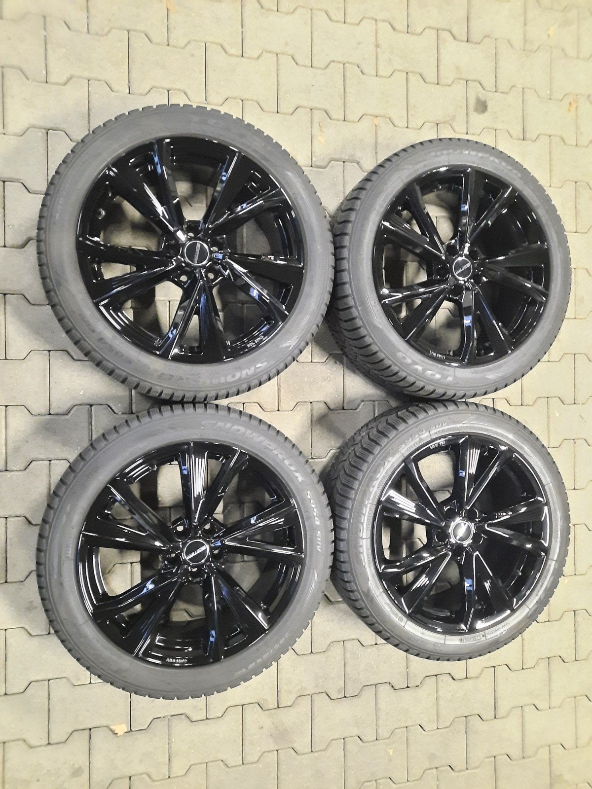 ZGAN 19 inch velgen 5×112 GMP ITALIE A6 C7 C8 A7 WINTERSET, 19 inch, Banden en Velgen, Personenwagen, Gebruikt