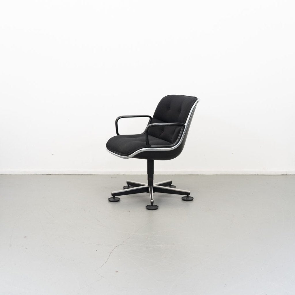 Knoll Pollock Excecutive Chair Bureaustoel Zwart, Niet ingevuld, Zo goed als nieuw, Niet ingevuld, Niet ingevuld