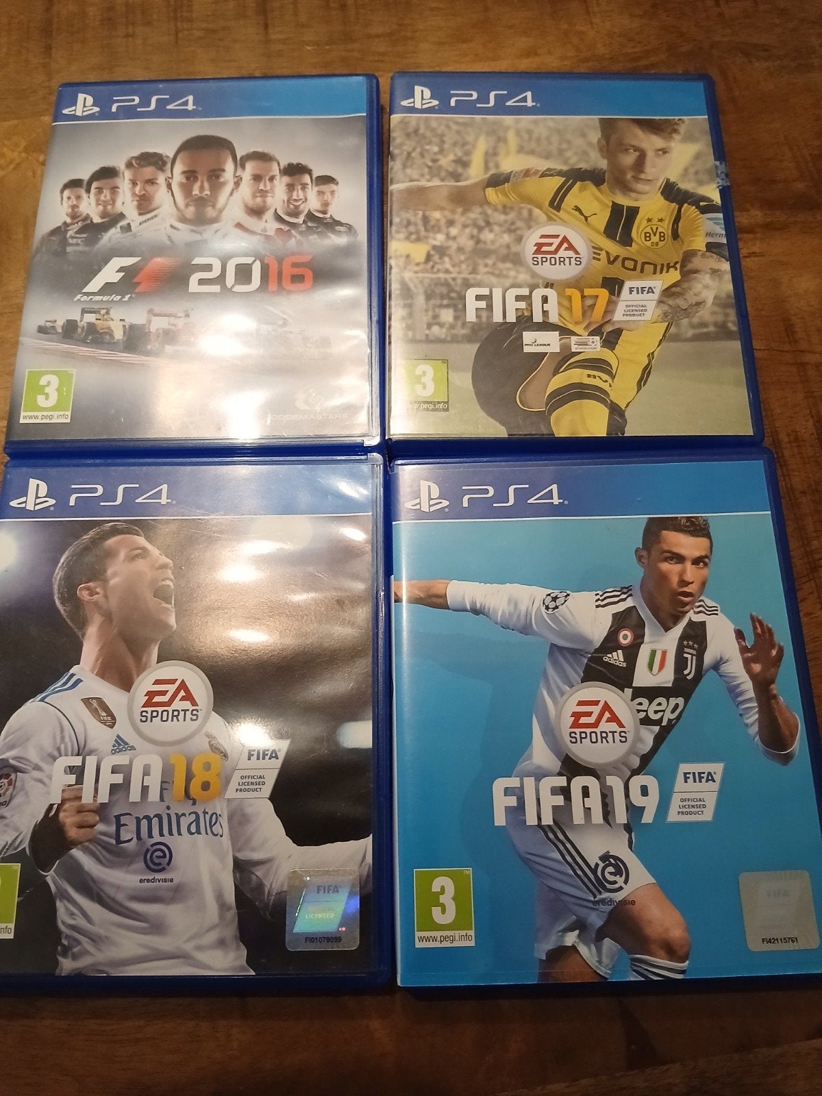 Playstation 4 spellen. Fifa 2016t/m2019, Ophalen, 2 spelers, Zo goed als nieuw, Sport