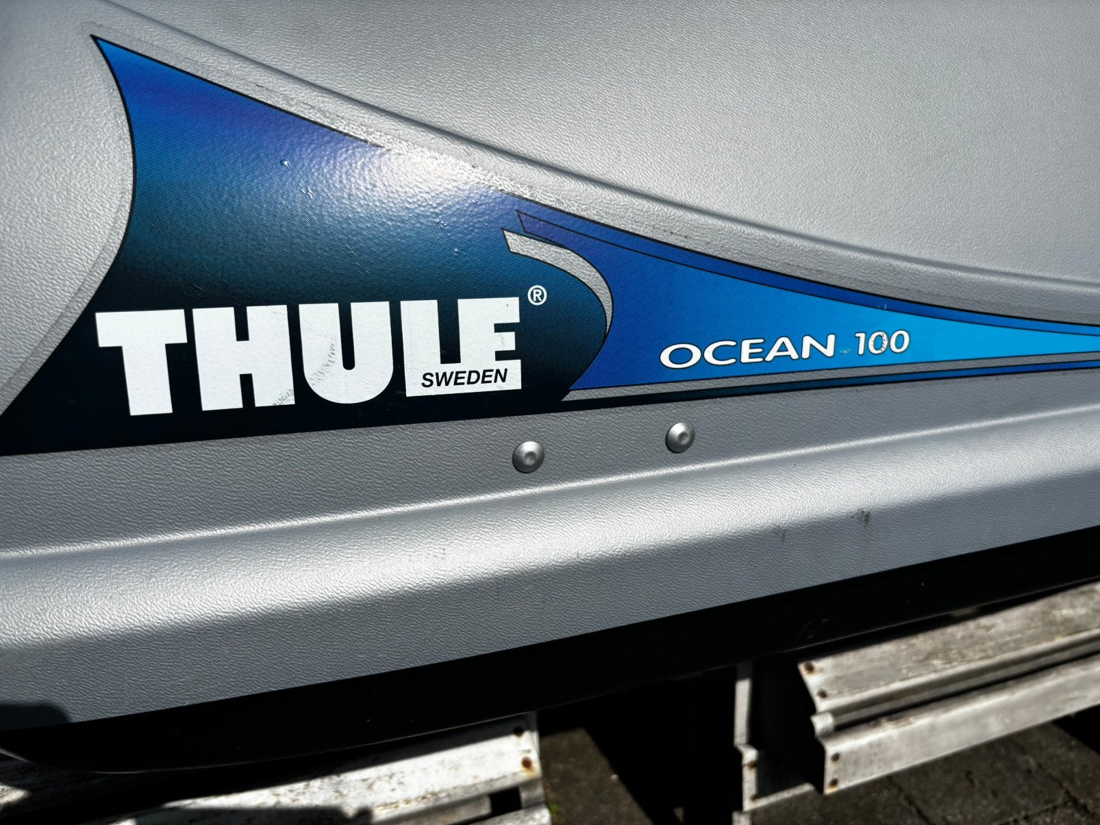 Thule Ocean 100 dakkoffer., Auto diversen, Dakkoffers, Ophalen, Zo goed als nieuw