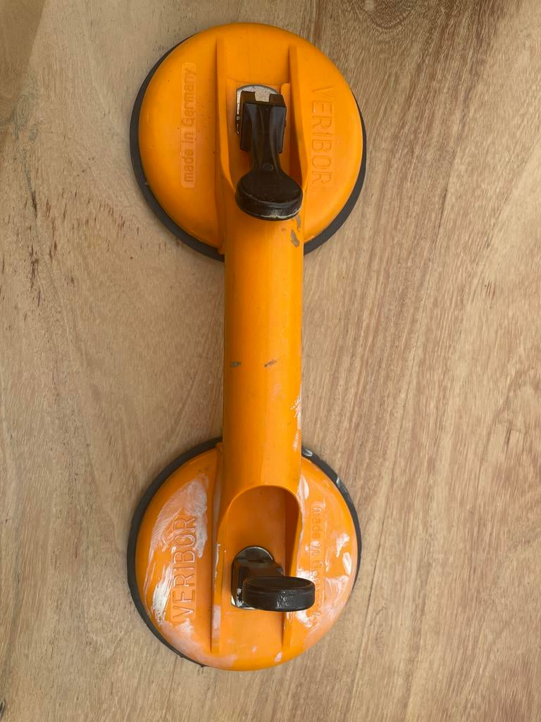Veribor zuignap dubbel - Made in Germany, Ophalen of Verzenden, Gebruikt