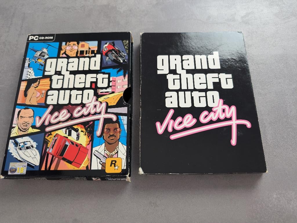 Grand theft auto vice city PC CD-rom, Spelcomputers en Games, Games | Pc, Avontuur en Actie, Vanaf 18 jaar, 1 speler, Ophalen of Verzenden