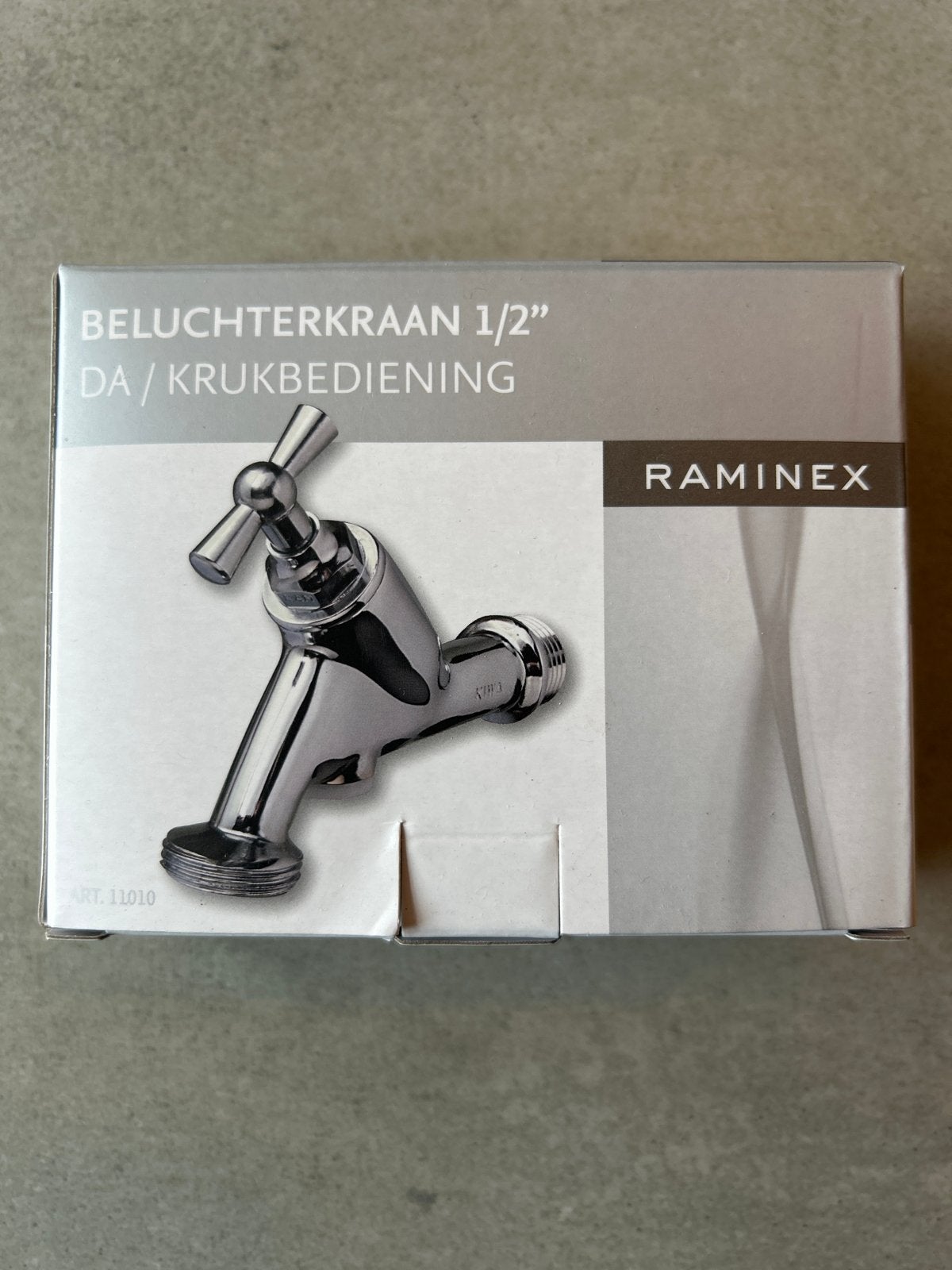 Raminex Beluchterkraan 1/2" DA / Krukbediening, Ophalen of Verzenden, Nieuw, Kraan
