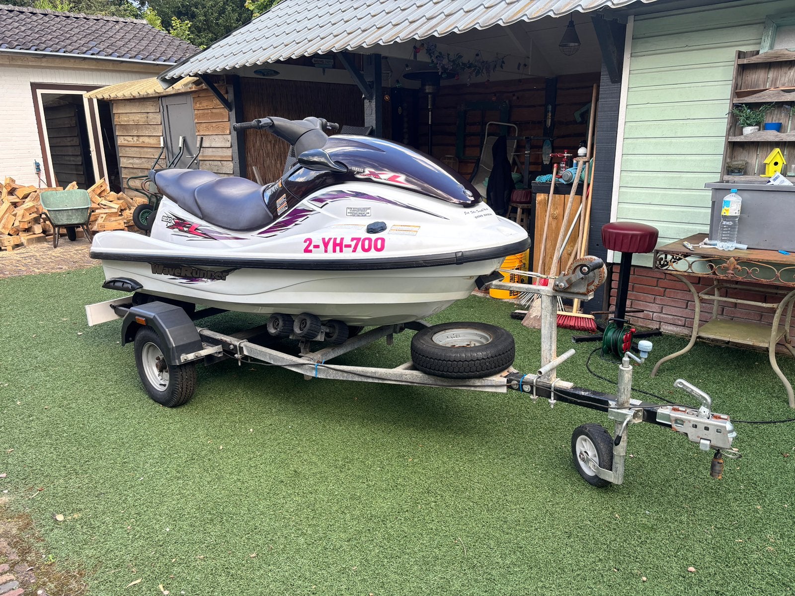 Yamaha Waverunner XL 1200 2-takt met trailer, Watersport en Boten, Jetski's en Waterscooters, Ophalen, Gebruikt, Benzine