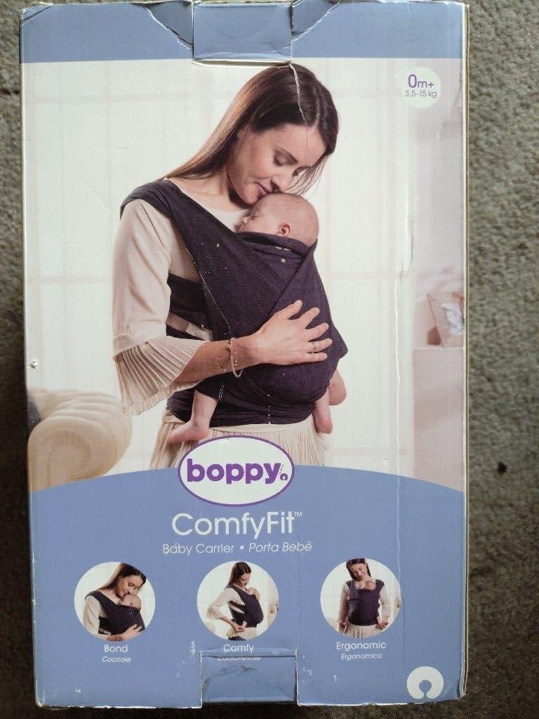 Boppy Comfyfit Evolution Babydrager draagzak, Gebruikt, Buik, Draagzak, Ophalen