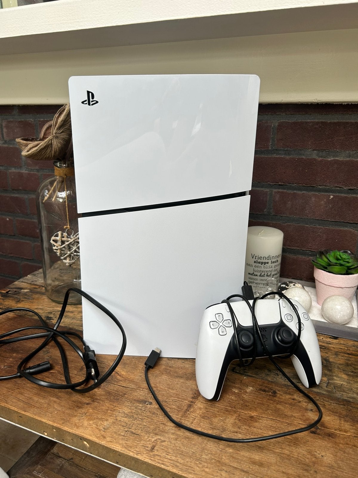 PlayStation 5 Slim editie - Digital - Z.G.A.N, Spelcomputers en Games, Sony playstation, PS5, Ophalen of Verzenden, Zo goed als nieuw