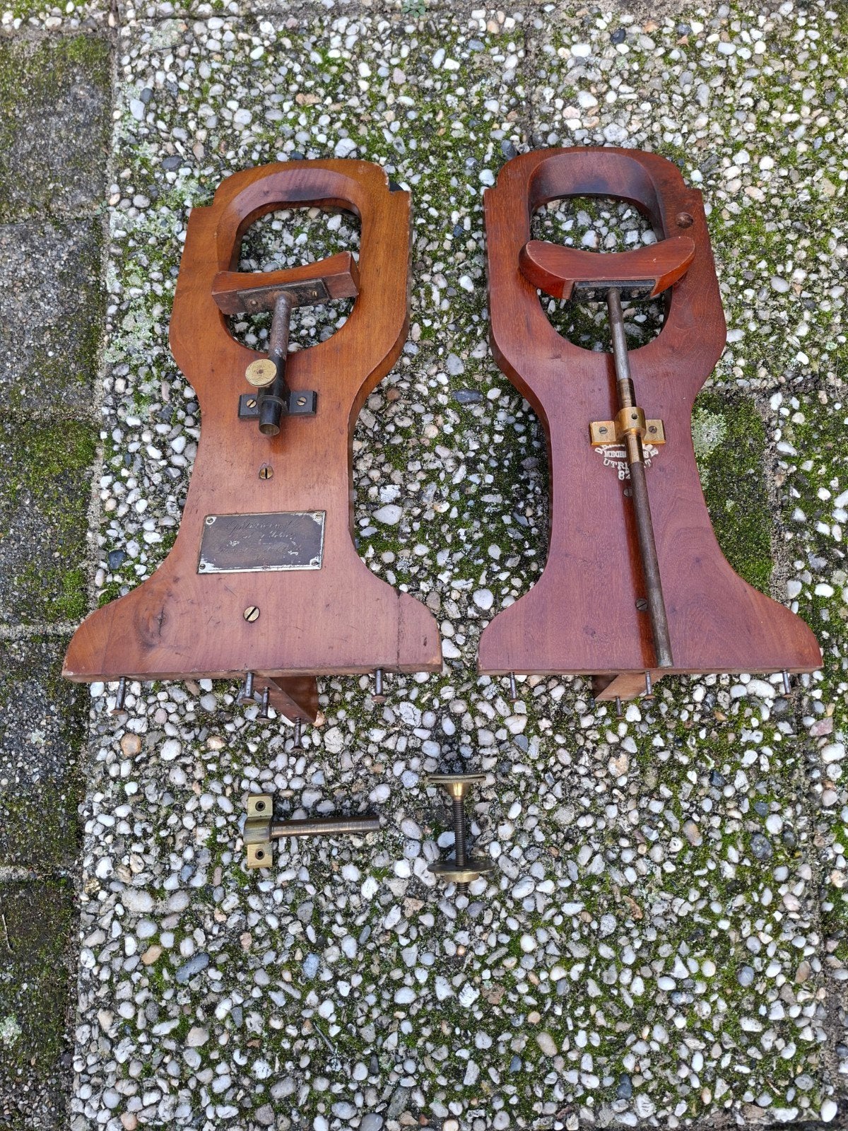 Antieke onderdelen voor opticien instrument, Antiek en Kunst, Ophalen of Verzenden