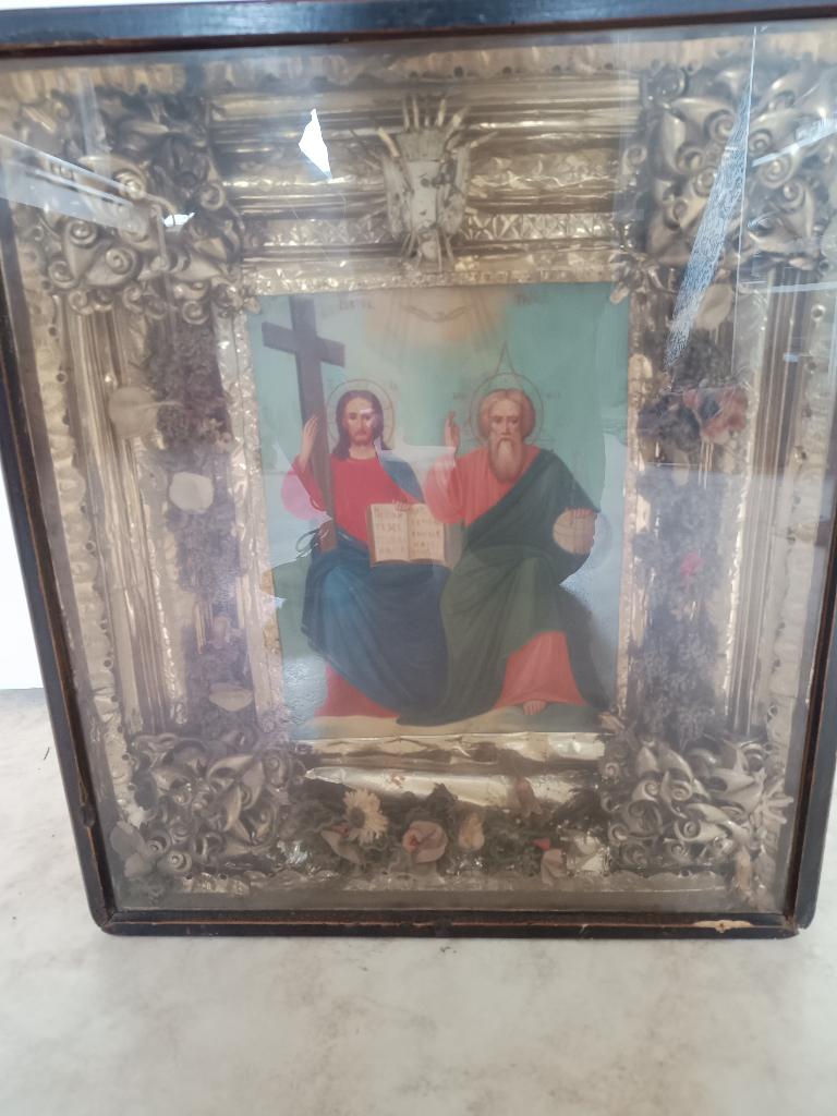 icoon van de Heilige Drie-eenheid, Antiek en Kunst, Antiek | Religie, Ophalen
