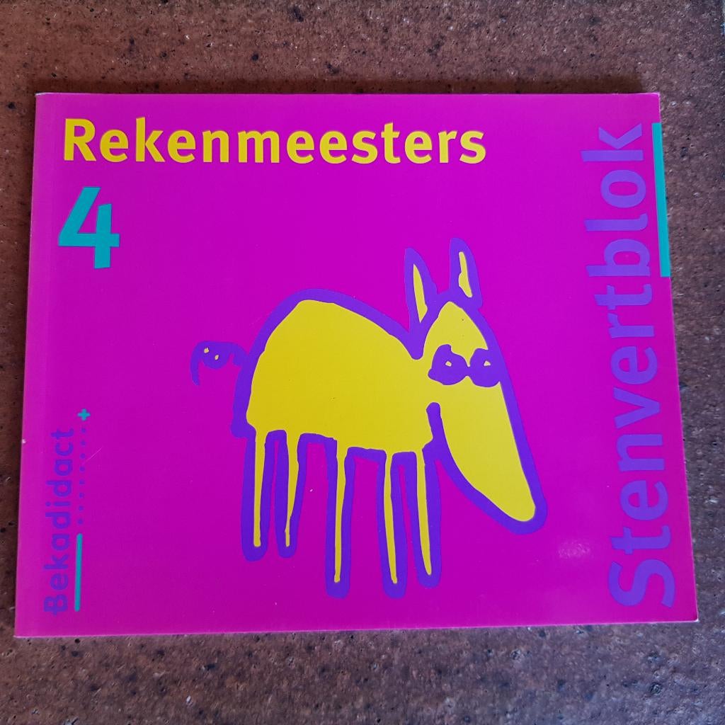 Rekenmeesters 4 Stenvertblok grope 6, Overige vakken, Stenvert, Nieuw, Ophalen of Verzenden