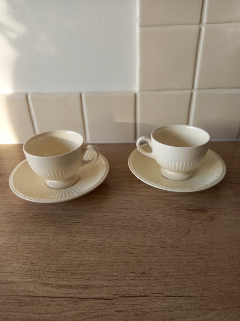 Prachtig Wedgwood serviesgoed: koppen en schotels, Ophalen of Verzenden, Zo goed als nieuw, Overige materialen, Kop en/of schotel