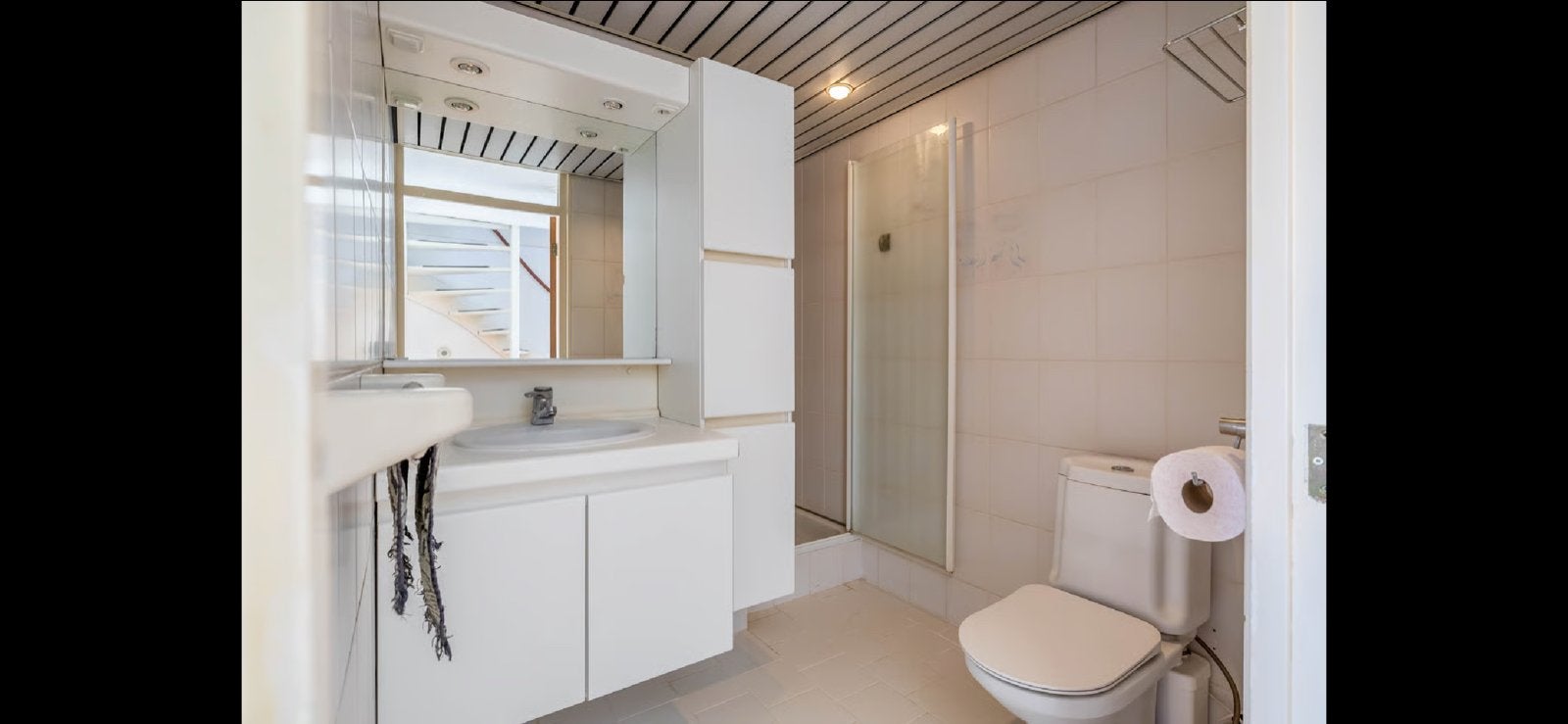 Complete badkamer met Sphinx toilet, vermaler & douche, Huis en Inrichting, Ophalen, Gebruikt, Met douche