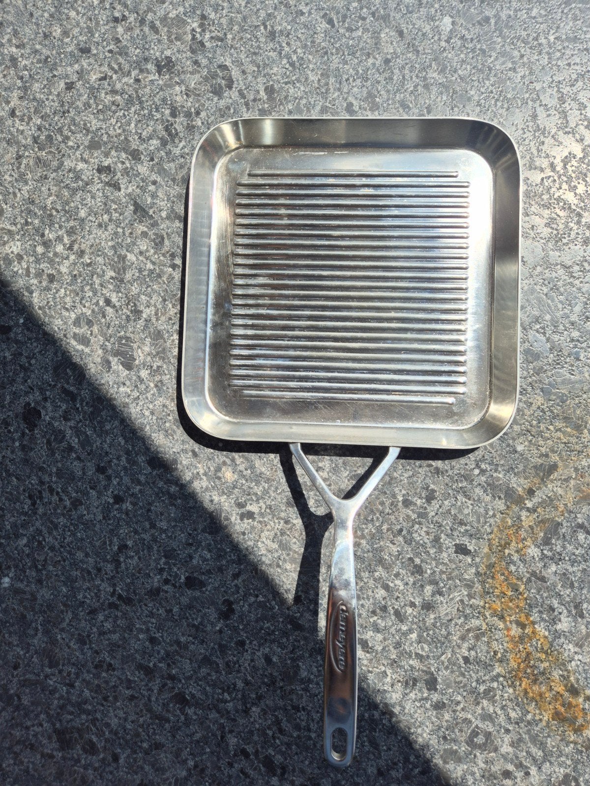 Demeyere 5-PLY Grillpan - Zo goed als nieuw, Huis en Inrichting, Keuken | Potten en Pannen, Demeyere, Overige typen, Ophalen of Verzenden