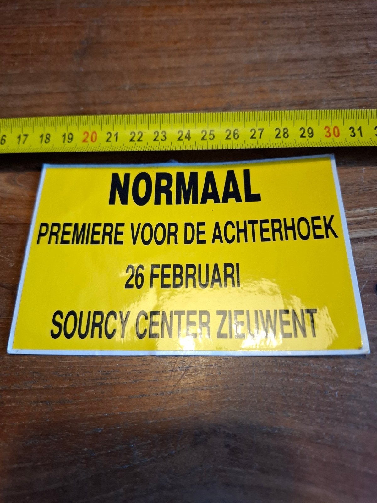 Sticker Normaal, Ophalen of Verzenden, Zo goed als nieuw