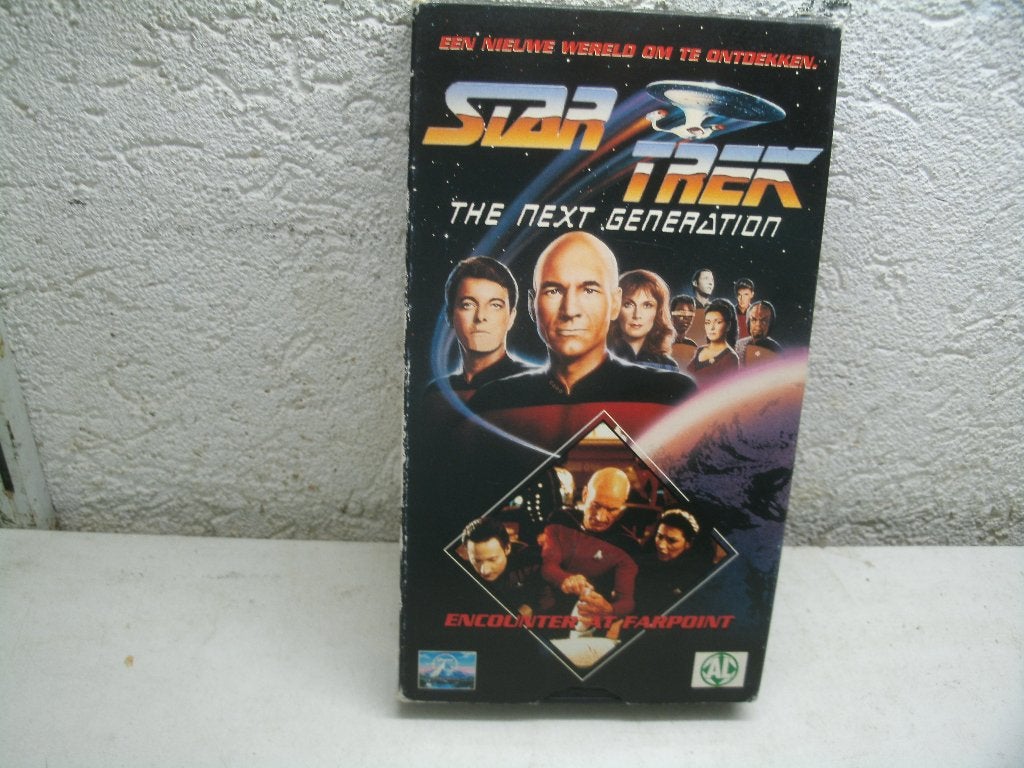 vhs 258b star trek the next generation deel 1, Cd's en Dvd's, Alle leeftijden, Ophalen of Verzenden, Science Fiction en Fantasy