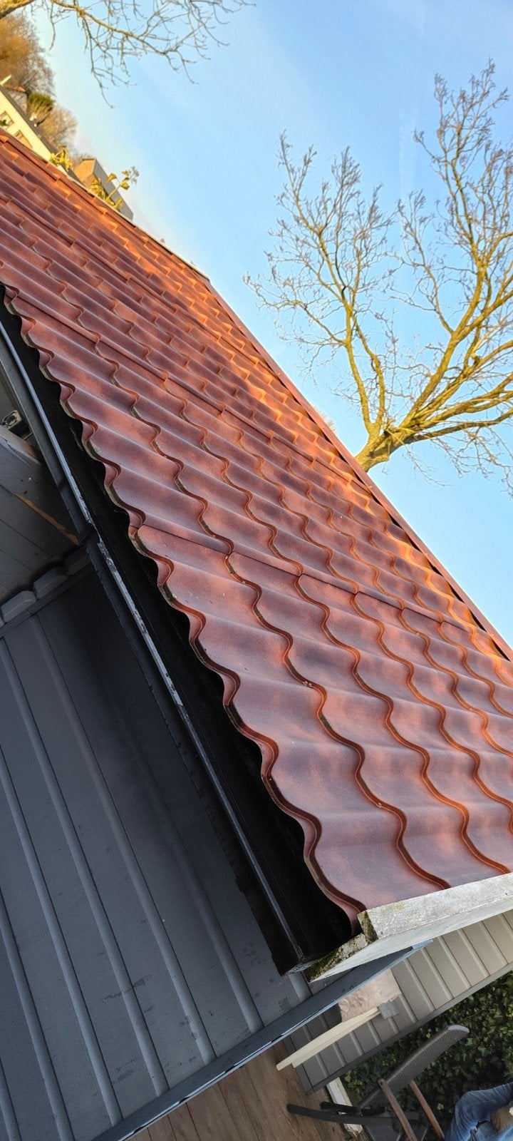 Dakpanplaten - Dakpanelen B 120 cm L 244 cm, Doe-het-zelf en Verbouw, Dakpannen en Dakbedekking, Dakplaat of Dakpanplaat, Gebruikt