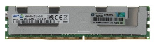 752373-091 HP 64GB DDR4 4DRx4 PC4-17000 2133Mhz 1.2V CL15 EC, Niet ingevuld, Gebruikt, Verzenden, Server