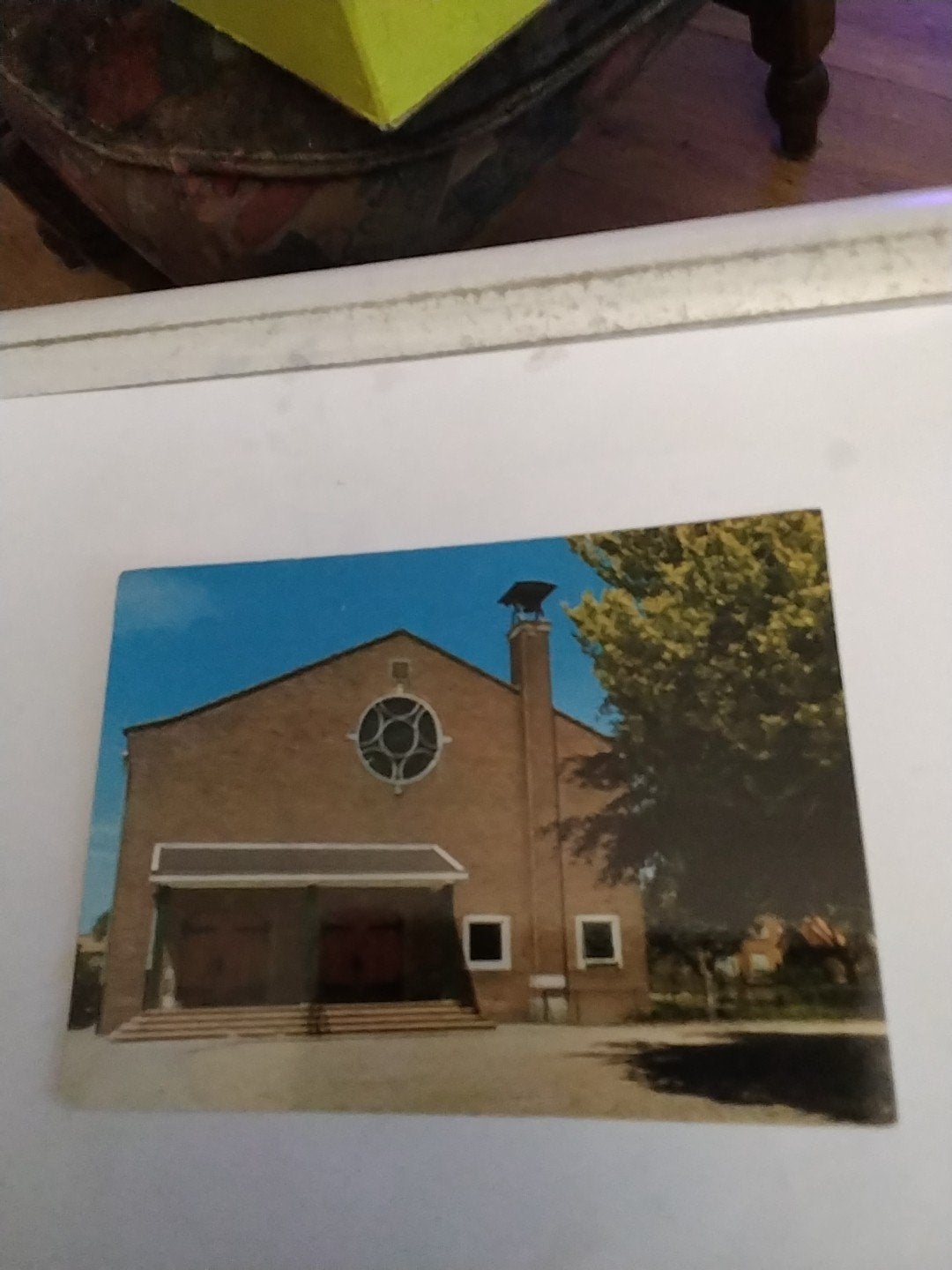 Oude ansichtkaart Geref. Gemeente Opheusden, Verzamelen, Ophalen of Verzenden, 1960 tot 1980, Ongelopen, Gelderland