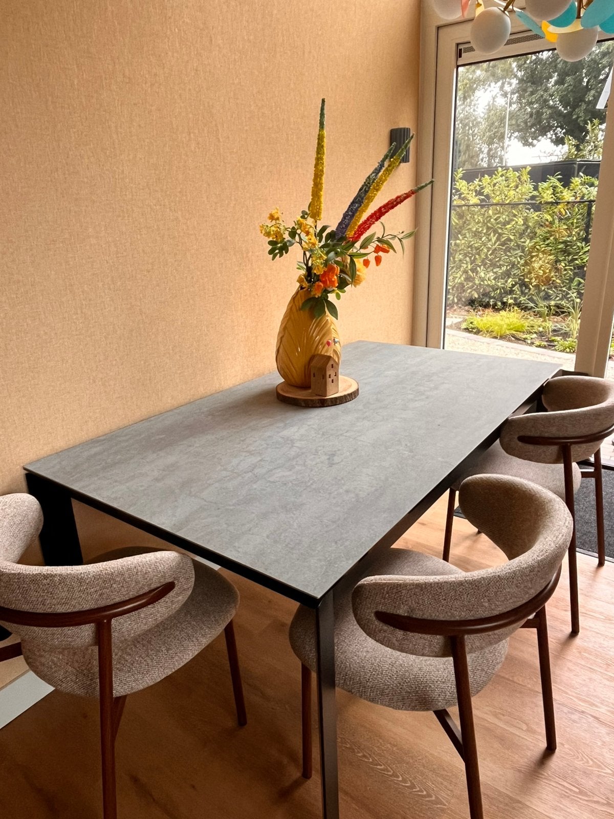 Eettafel New York 180 x 100 uitschuifbaar, Ophalen, Glas, 200 cm of meer, 50 tot 100 cm