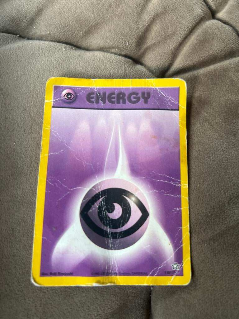 Pokémon TCG Psychic Energy Kaart (110/117), Ophalen of Verzenden, Zo goed als nieuw, Losse kaart