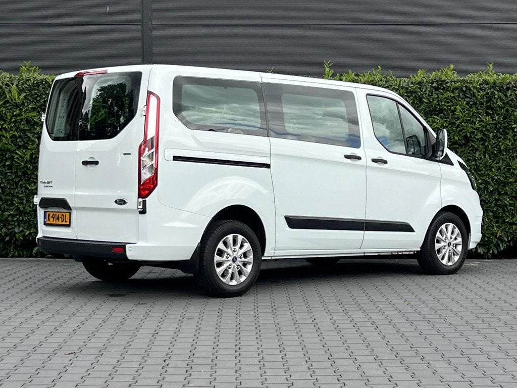 Ford Transit Custom Combi 320 1.0 EcoBoost L1H1 PHEV Trend,, Auto's, Gebruikt, Euro 6, Overige carrosserieën, Wit
