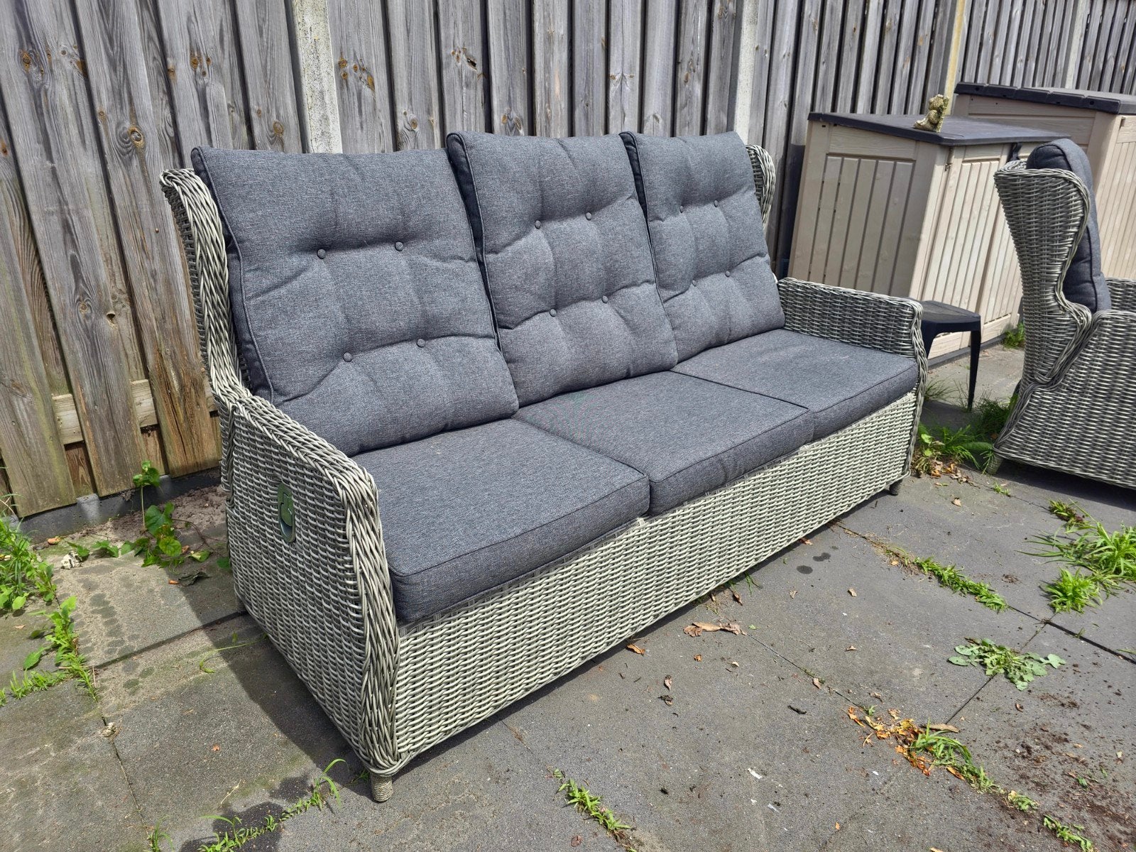 Tuin set, Ophalen