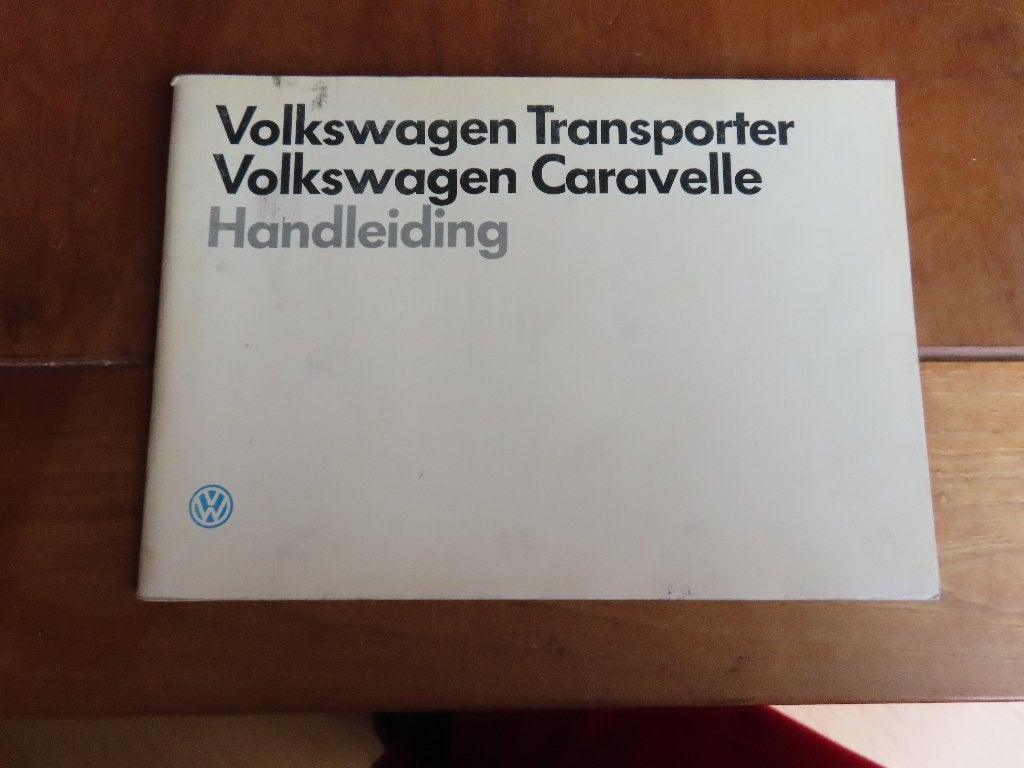 Instructieboek Volkswagen Transporter, VW Caravelle T3 1986, Ophalen of Verzenden