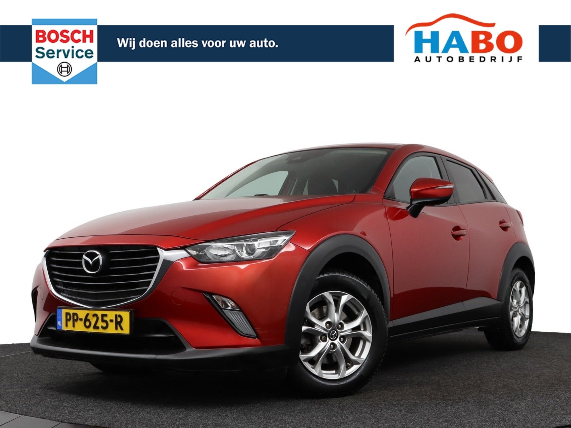 Mazda Cx-3 2.0 SKYACTIV-G DYNAMIC AUTOMAAT ECC/CRUISE/NAV/CA, Auto's, Mazda, Bedrijf, Te koop, CX-3, ABS, Achteruitrijcamera, Airbags