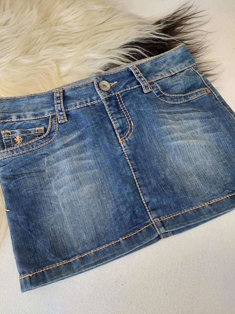 Korte jeans rok van Esprit, Blauw, Ophalen of Verzenden, Zo goed als nieuw, Maat 36 (S)