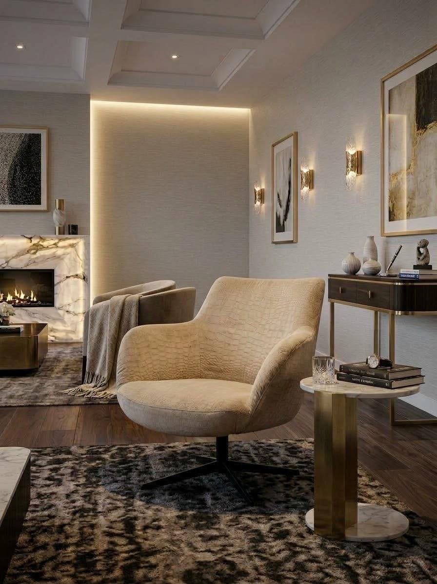 Luxe Croco Draaifauteuil van Keijser & Co, Ophalen, Gebruikt, Overige kleuren, Eén