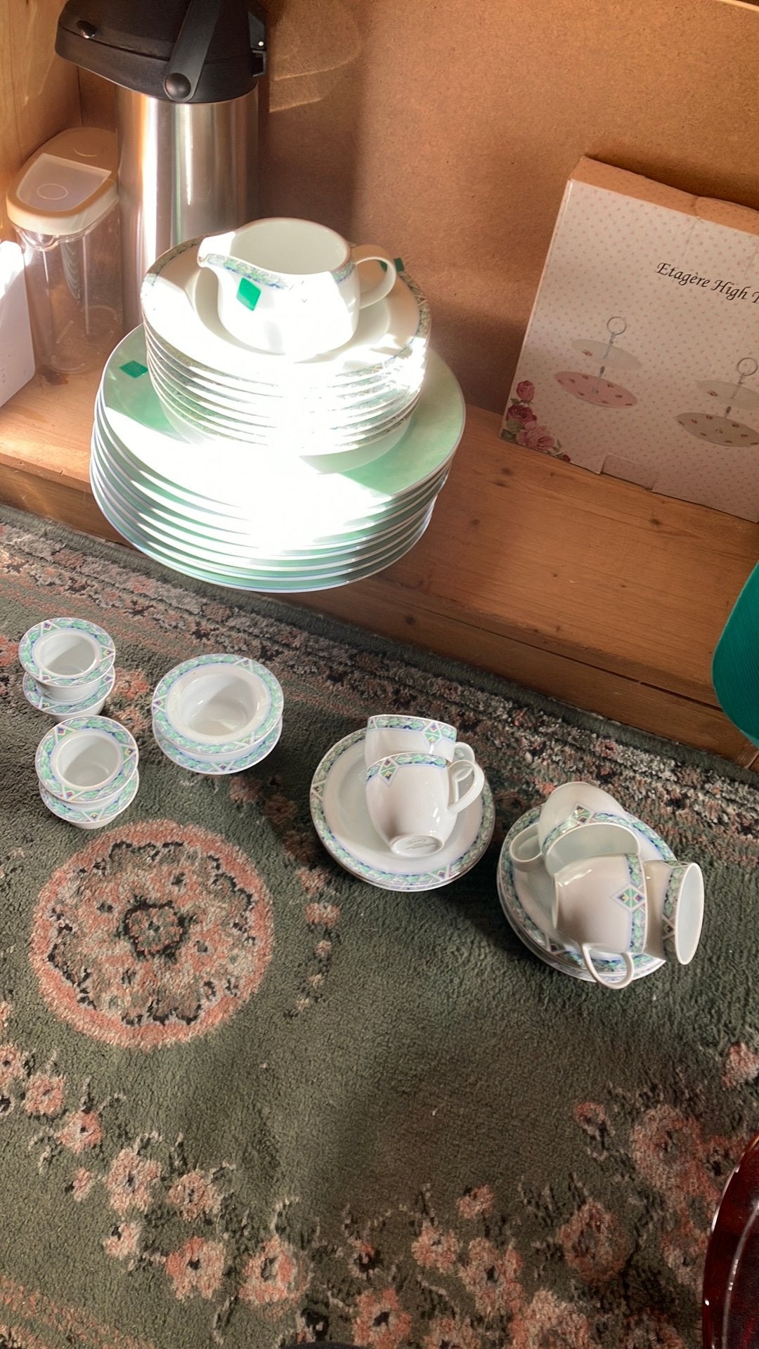 Arzberg Albert Heijn servies borden bakjes  kop en schotel, Ophalen, Zo goed als nieuw, Albert Heijn, Bord(en)