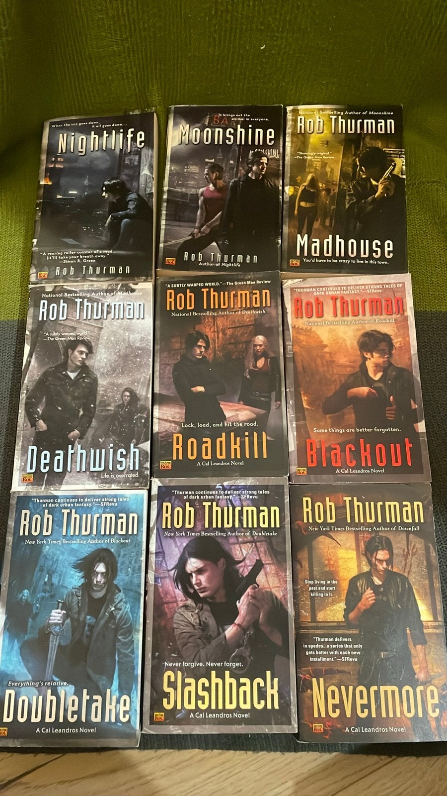 Rob Thurman - Cal Leandros serie (9 boeken), Ophalen, Gelezen, Wereld overig