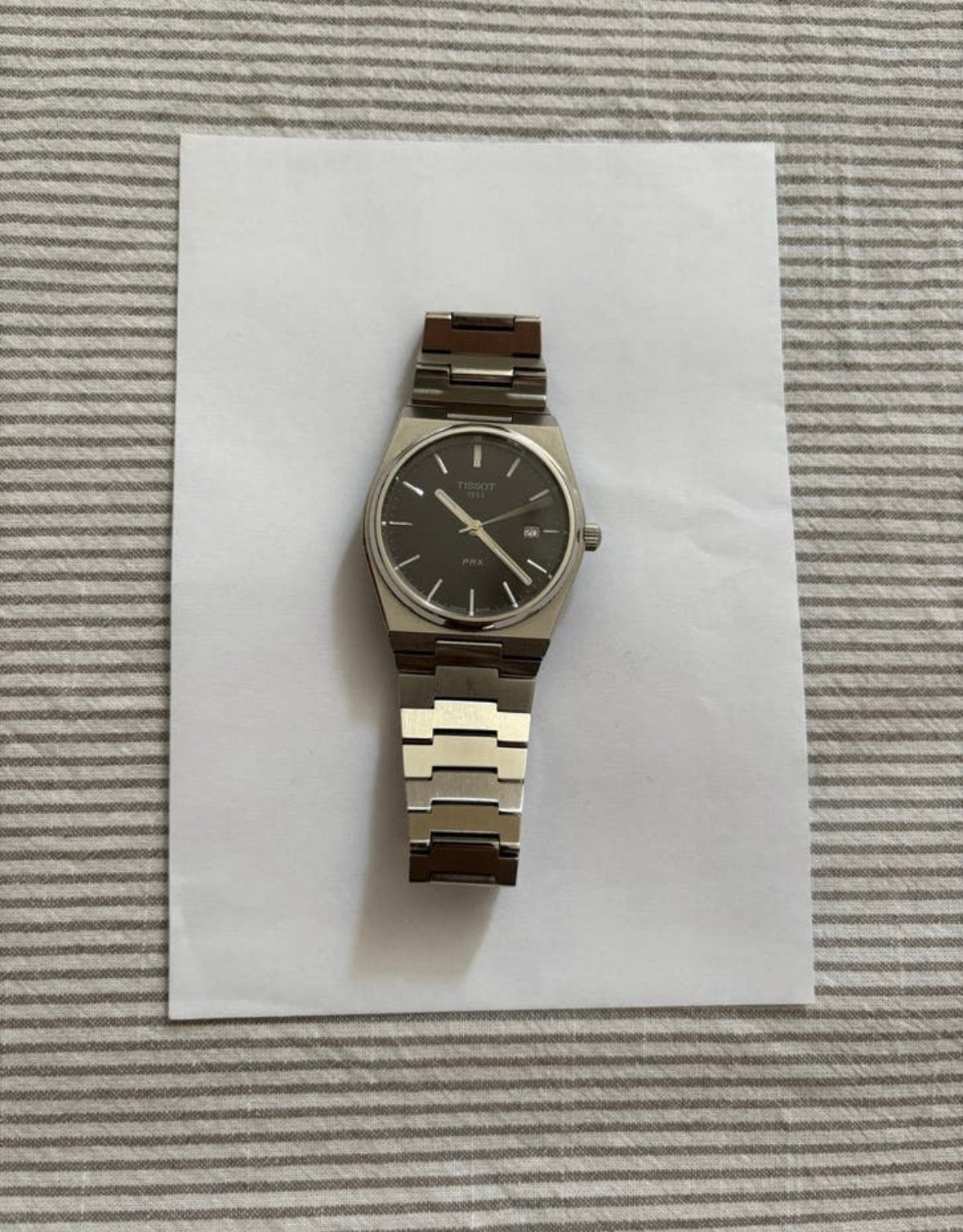 Tissot PRX quartz 40mm, Sieraden, Tassen en Uiterlijk, Ophalen of Verzenden, Zo goed als nieuw, Staal, Overige merken