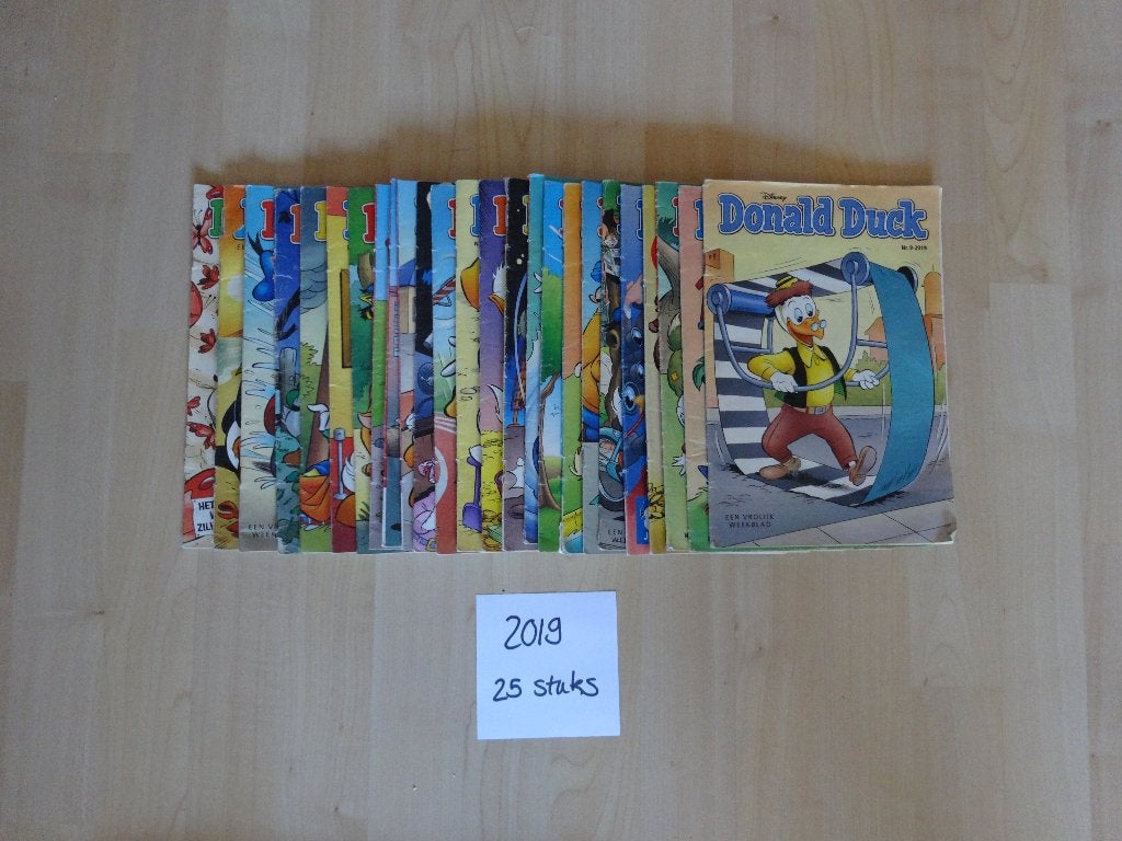 Donald Duck jaargang 2019 – 25 st, Boeken, Meerdere stripboeken, Ophalen of Verzenden, Gelezen