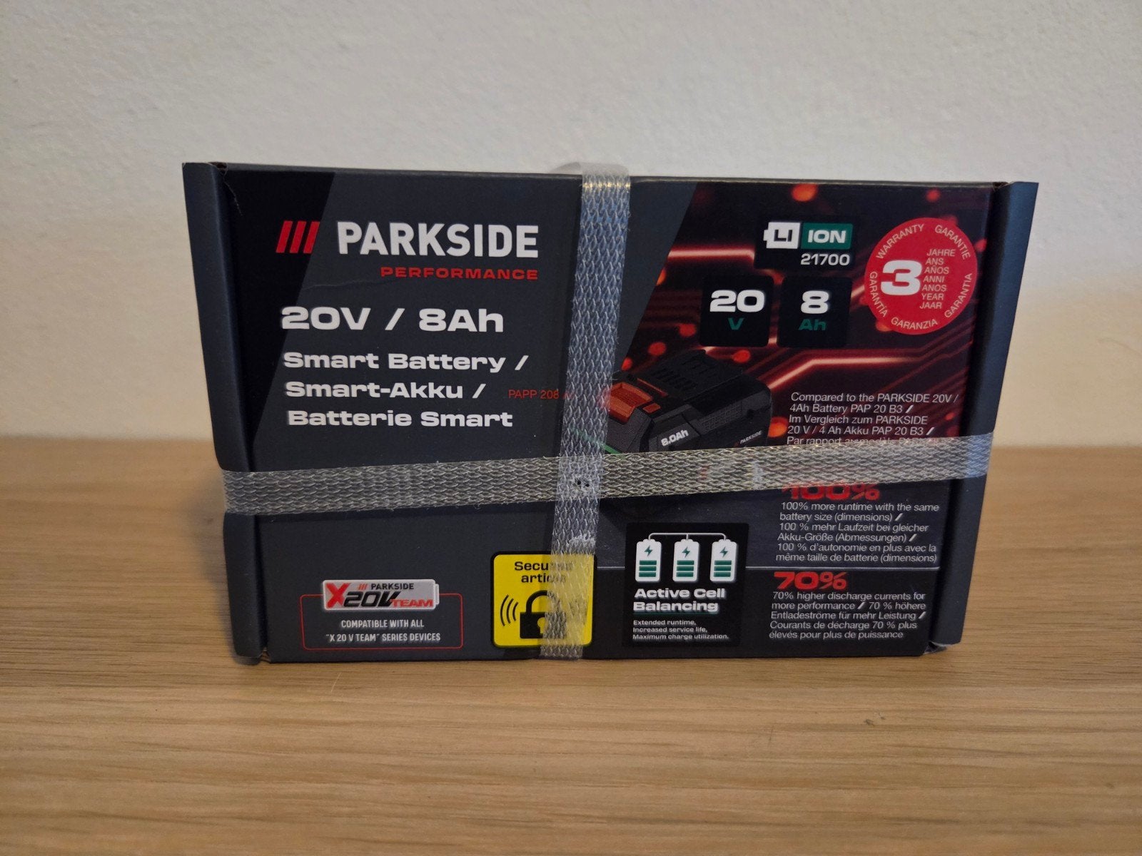 Parkside Performance 20V 8Ah Smart Accu, Ophalen of Verzenden, Nieuw, Overige merken, Overige typen