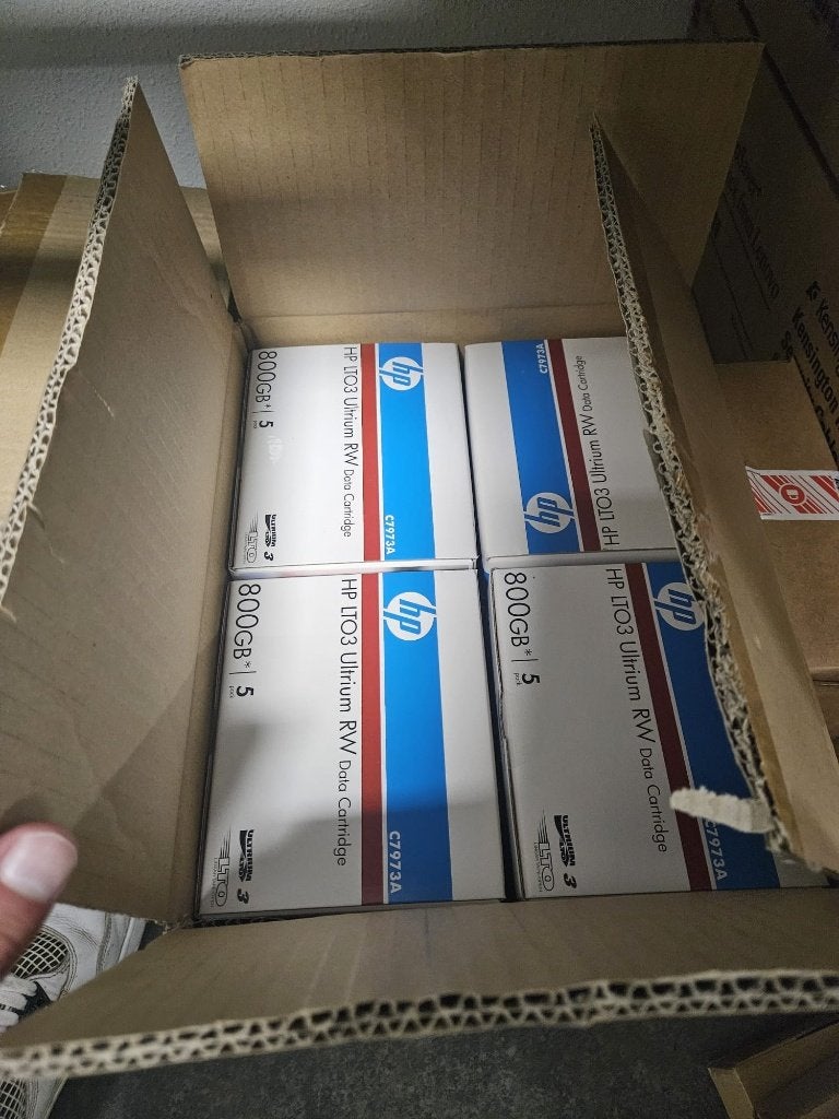 HP LTO3 Ultrium RW 800GB C7973A – nieuw verzegeld, Hp, Nieuw, Ophalen of Verzenden, HP