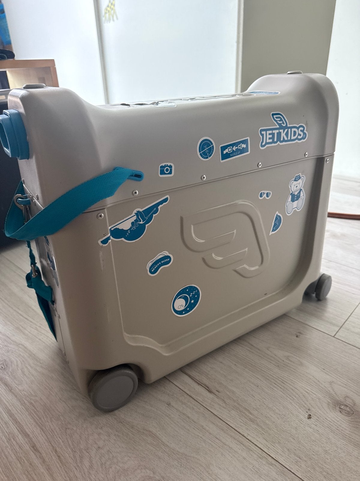 Jetkids BedBox by Stokke - Reisbedje en ride-on koffer, Ophalen of Verzenden, Gebruikt, Reisbedje
