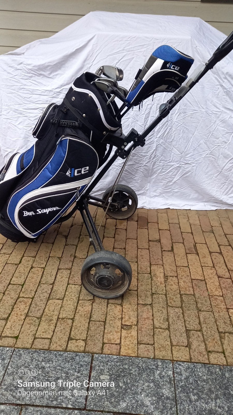 Foto 10 van golfset heren gebruikt.