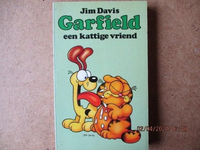adv0650 garfield pocket 9, Eén stripboek, Ophalen, Gelezen