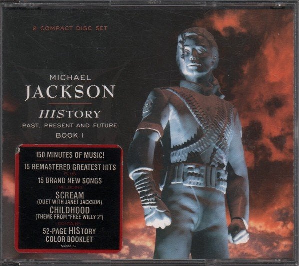 dubbel C.D. (1995) Michael Jackson - HISTORY Book I, Ophalen of Verzenden, Zo goed als nieuw