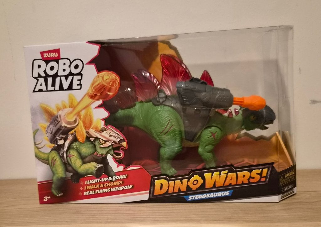 Zuru Robo Alive dinosaurus Stegosaurus - met licht en geluid, Ophalen of Verzenden, Nieuw