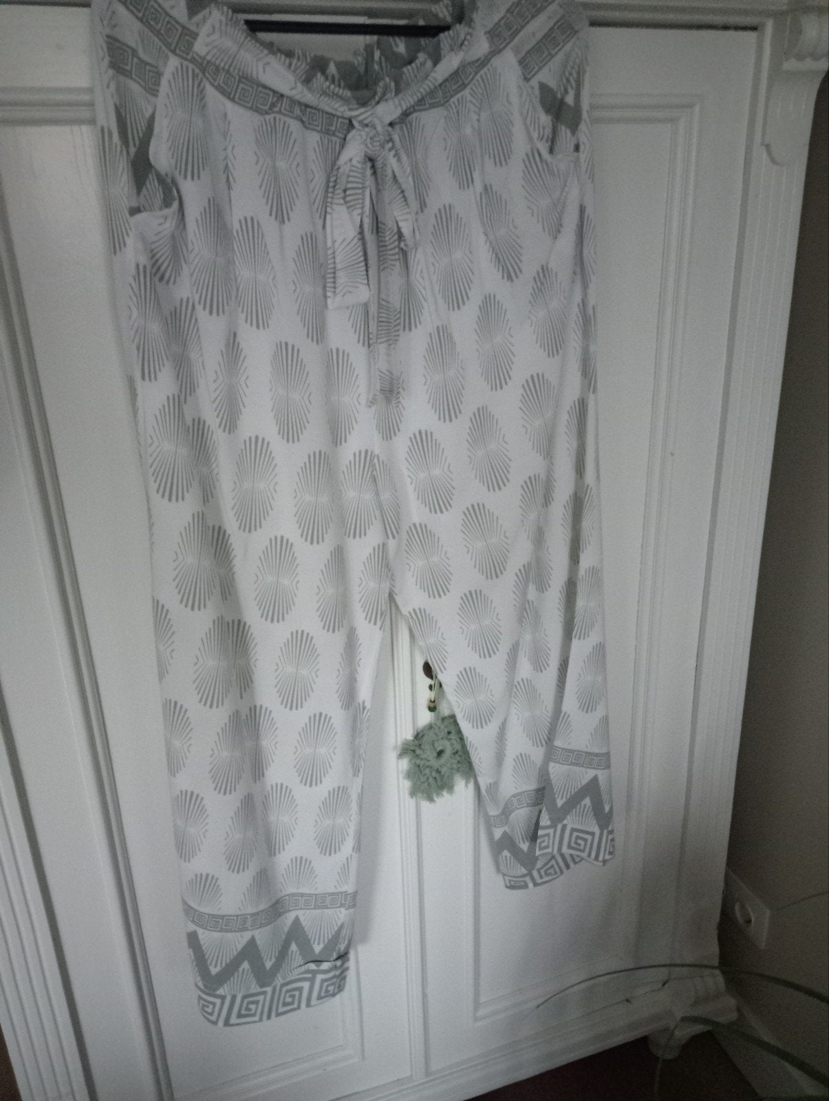 Broek XL met legergroene print, Ophalen of Verzenden