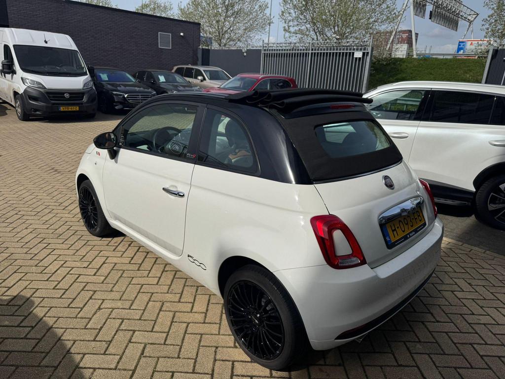 Fiat 500C Cabrio 0.9 TwinAir Young | Two- Tone | Leder Int., Auto's, Fiat, Voorwielaandrijving, 12 maanden, Euro 6, Wit