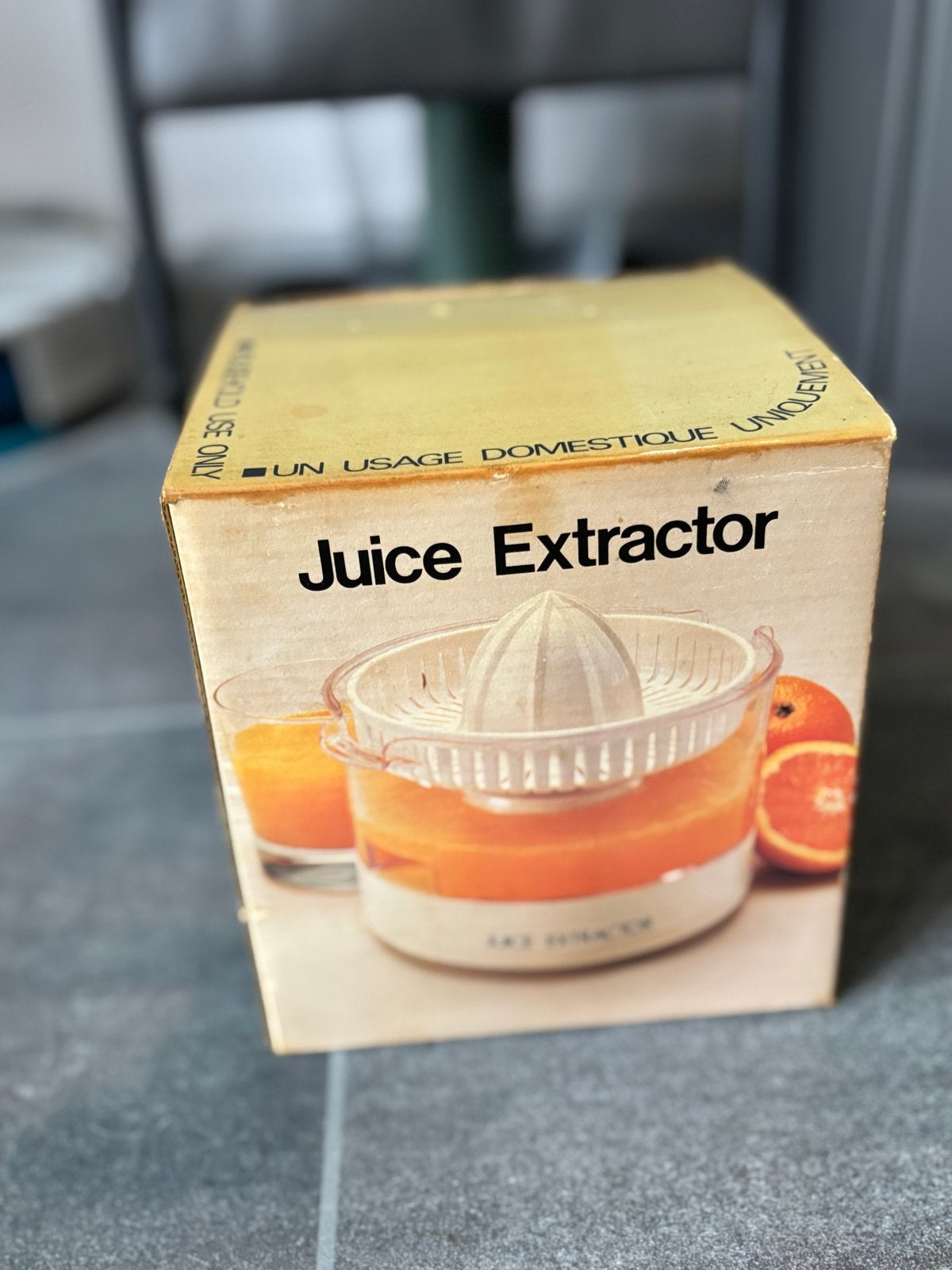 Vintage Juice Extractor - Elektrische Citruspers, Kunststof, Ophalen of Verzenden, Wit, Overige typen
