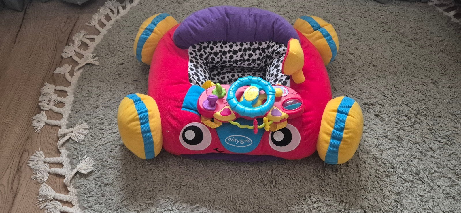 Playgro Music & Light Comfy Car Multi, Ophalen, Zo goed als nieuw, Jongen of Meisje