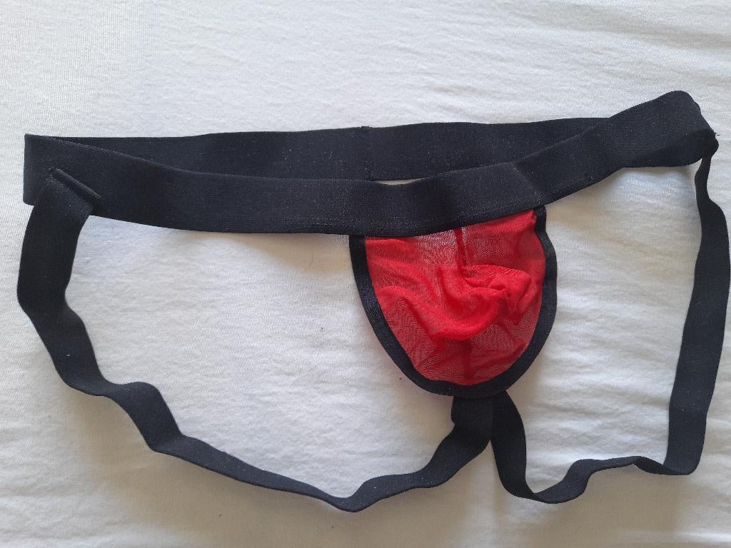 rode jocktrap van Good Fellas, maat: XL, Ophalen of Verzenden, Rood, Slip