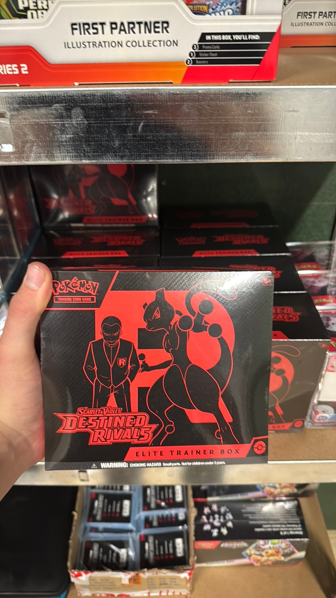 Pokemon destined rivals etb ‼️GOEDKOOPSTE AANBIEDER‼️, Ophalen of Verzenden, Zo goed als nieuw, Boosterbox