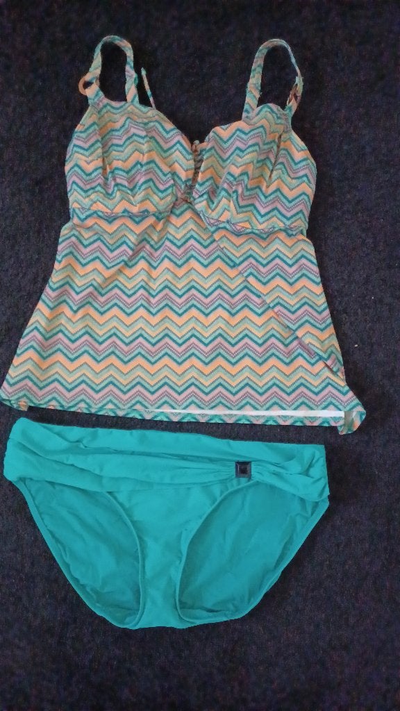 Tankini, Ophalen of Verzenden, Zo goed als nieuw, Meerkleurig, Bikini