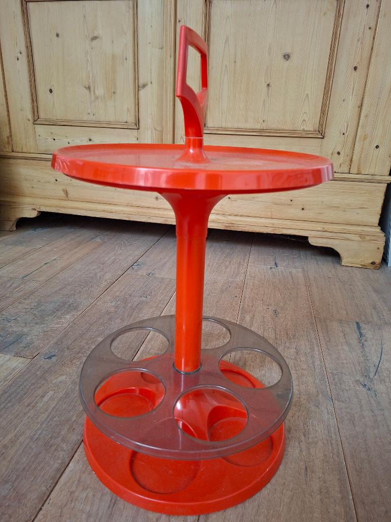 Jaren 70 space age oranje barretje, Ophalen, Huis en Inrichting