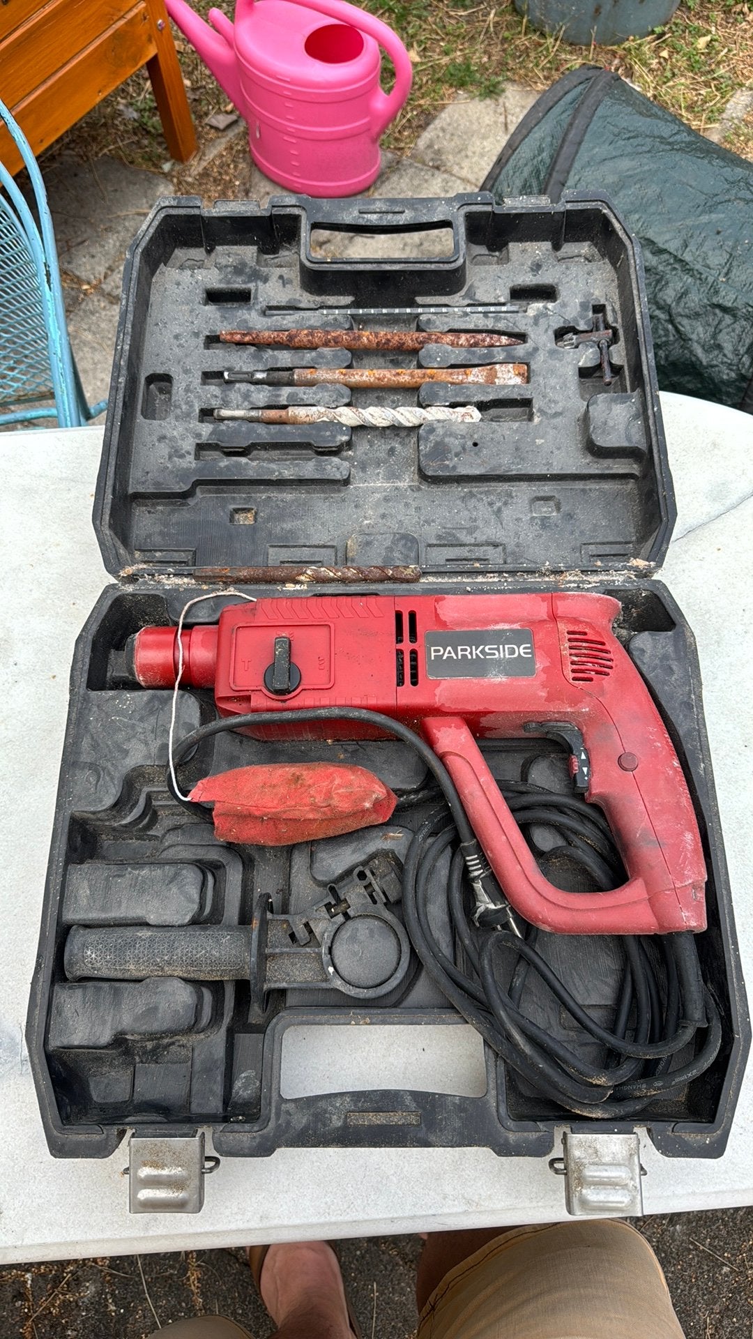 Parkside sds boorhamer, Doe-het-zelf en Verbouw, Gereedschap | Boormachines, Ophalen, Boor- en/of Breekhamer, Klopboormechanisme